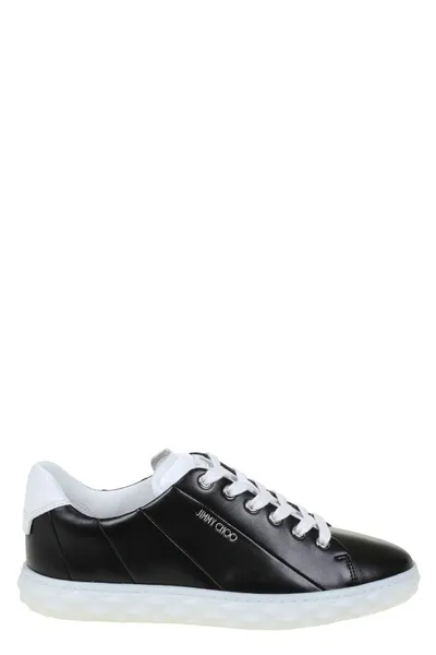 Jimmy Choo Women's Black Leather Sneakers