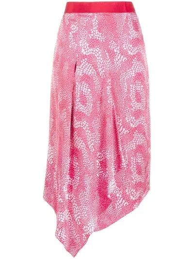 Isabel Marant Womens Fuchsia Other Materials Skirt In Multicolor