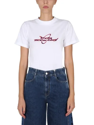 Stella Mccartney Logo-print Short-sleeve T-shirt In Default Title