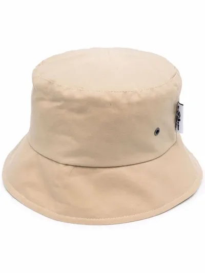 Mackintosh Waxed Cotton Bucket Hat In 中性色