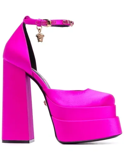 Versace Pumps Raso In Pink