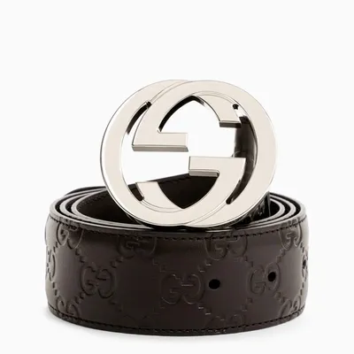 Gucci Dark Brown  Signature Belt