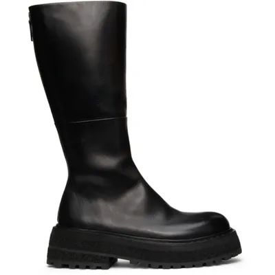 Marsèll Black Carretta Zip-up Boots