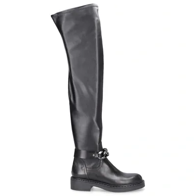 Guglielmo Rotta Boots Kora Ranch Calfskin In Black