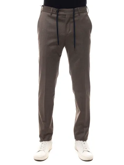 Pt01 Flannel Trousers Mud Wool Man