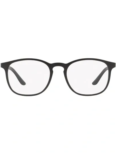 Giorgio Armani Square-frame Glasses In Black