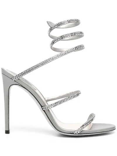 René Caovilla Cleo High-heel Sandals In Silber