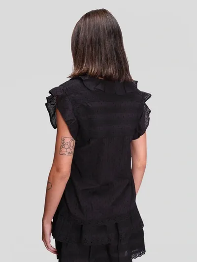 Minimum Thola Blouse In Black