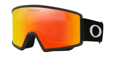 Oakley Man Sunglass Oo7121 Target Line M Snow Goggles In Fire Iridium