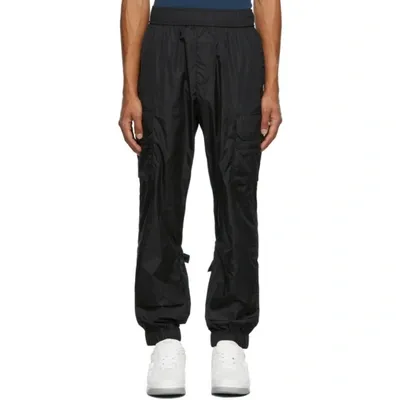 Valentino Cargo-pocket Track Pants In 0no Nero