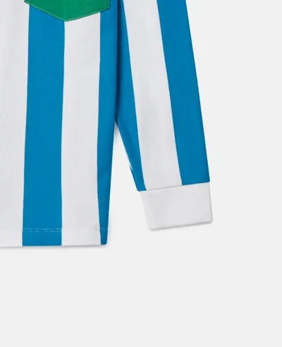 Stella Mccartney - Colourblock Striped Oversized Shirt In Multicolor