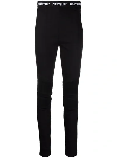 Philipp Plein Skinny Fit Trousers In Black