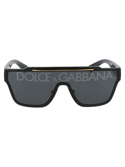 Dolce & Gabbana Eyewear Aviator Sunglasses In Black