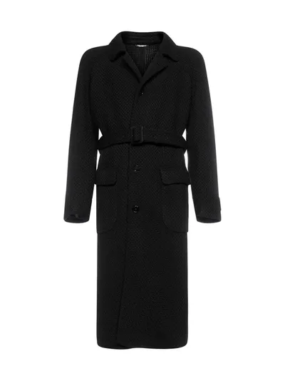 Dolce & Gabbana Cappotto Nero In Black