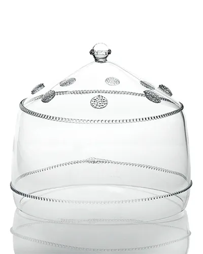 Juliska Isabella Large Crystal Cake Dome In Multi