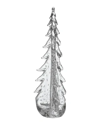 Simon Pearce 16" Bubble Evergreen Tree In Clear