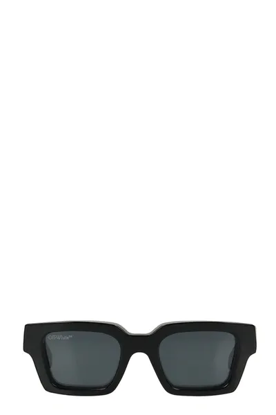 Off-white Virgil Sunglasses In Black Acrylic