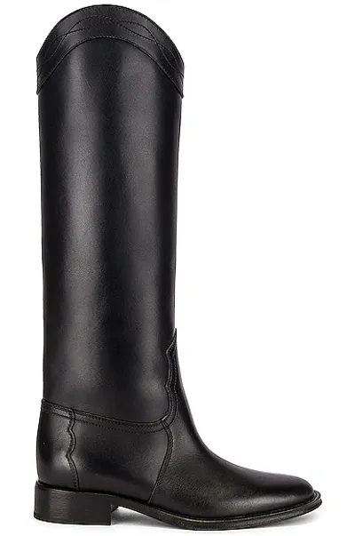 Saint Laurent Godiva Boots In Nero