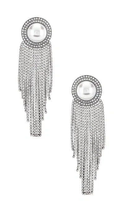 Lovers & Friends Juliana Earring In Metallic Silver