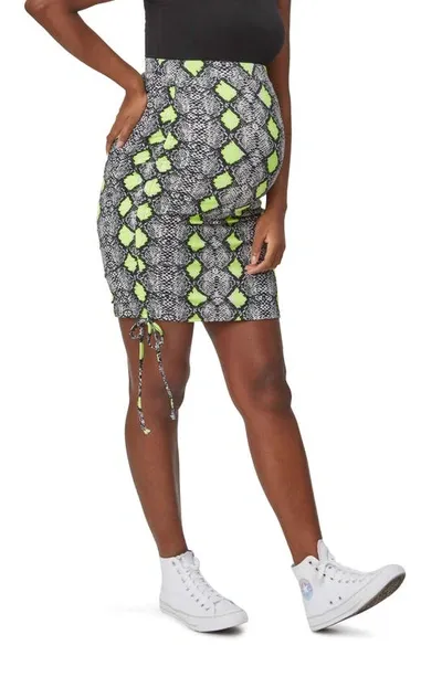 Stowaway Collection Uptown Maternity Skirt In Snake