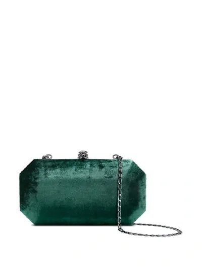 Tyler Ellis Small Perry Clutch Bag In Grün