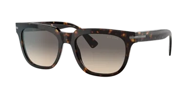 Prada Man Sunglass Pr 04ys In Clear Gradient Grey