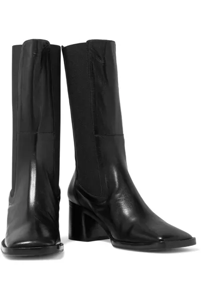 Miista Estelle Leather Boots In Black