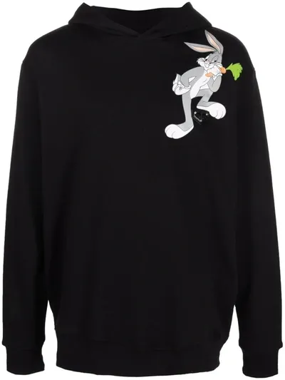 Philipp Plein Looney Tunes-print Hoodie In Schwarz