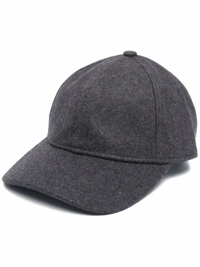 Barbour Coopworth Knitted Baseball Cap In Grau