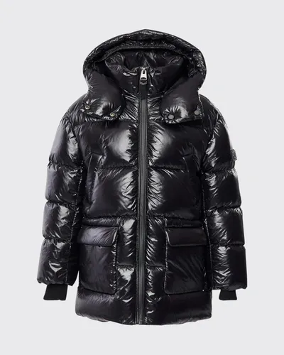 Mackage Unisex Detachable Hood Down Kennie Jacket - Big Kid In Black