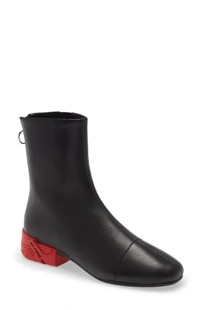 Raf Simons (runner) Black/red Solaris High Boots