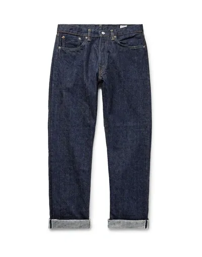 Orslow 105 Selvedge Denim Jeans In Blue