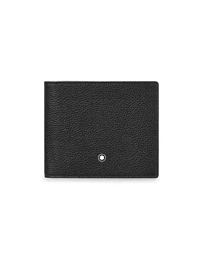 Montblanc Meisterstuck Leather Bi-fold Wallet In Black