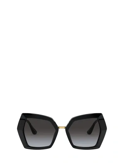 Dolce & Gabbana Eyewear Hexagonal Frame Sunglasses In Black