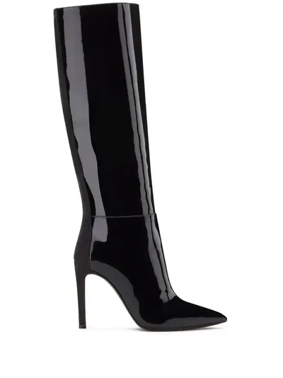 Giuseppe Zanotti Alba Patent Leather Boots In Black