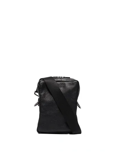 Our Legacy Delay Leather Messenger Bag In Black  