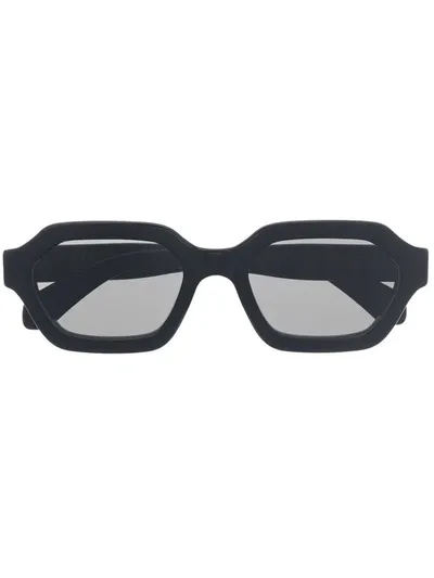 Retrosuperfuture Pooch Geometric-frame Sunglasses In Black