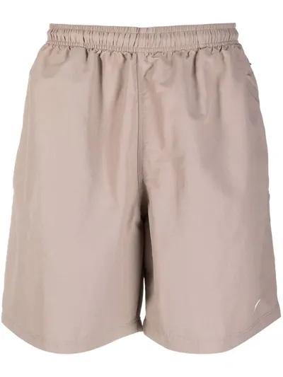 Nike Solo Swoosh Track Shorts In Neutrals