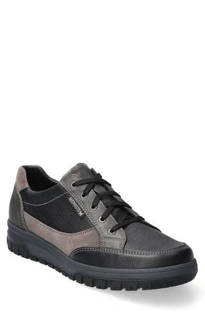 Mephisto 'paco' Waterproof Walking Sneaker In Black Nevada