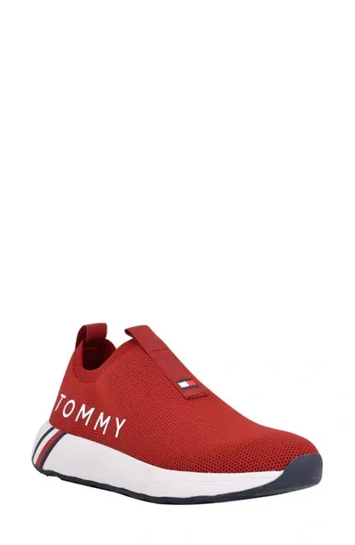 Tommy Hilfiger Aliah Sneaker In Red