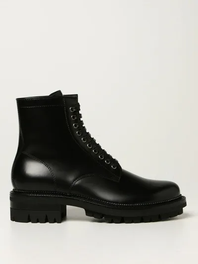 Dsquared2 Boots In Brushed Leather In Black