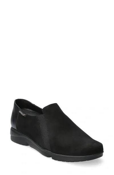 Mephisto Romea Slip-on In Black Bucksoft