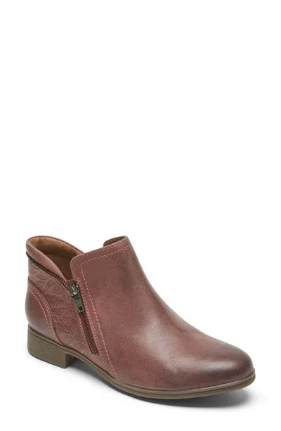 Rockport Cobb Hill Crosbie Bootie In Red