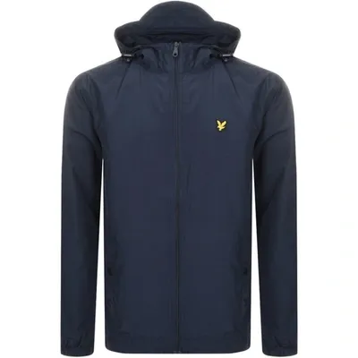 Lyle & Scott Lyle And Scott Hooded Windbreaker Jacket Navy