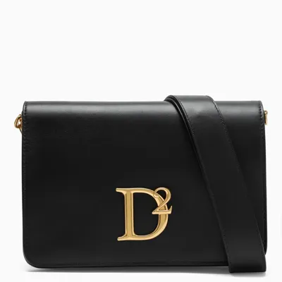 Dsquared2 Black Leather Shoulder Bag