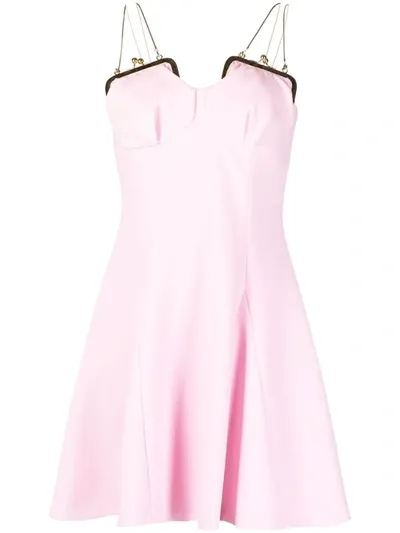 Moschino Archive Purses Dress In Rosa