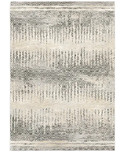 Palmetto Living Riverstone Pinnacle Cloud Gray 7'10" X 10'10" Area Rug