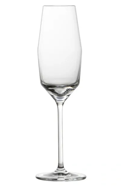 Schott Zwiesel Gigi Set Of 4 Champagne Flutes In Clear