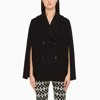 Valentino Black Cape Jacket