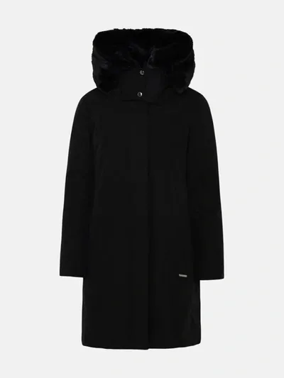 Woolrich Black Ramar Clorh Bow Bridge Parka In Default Title